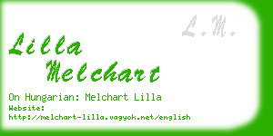 lilla melchart business card